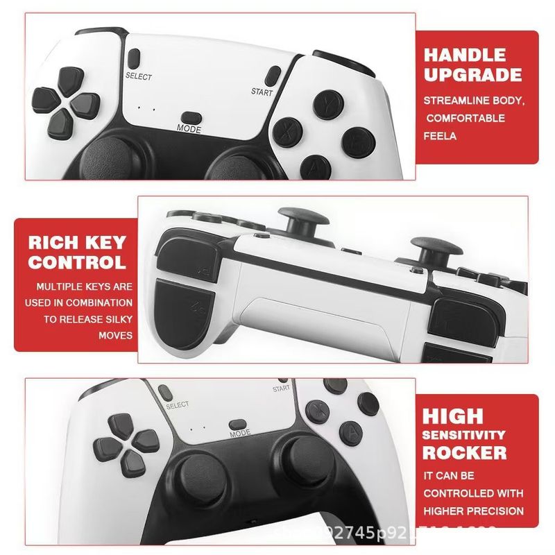 GD10 PRO HD TV 2.4G Wireless Dual PS1 U-Ball Arcade Joystick Game Console_voghion.com