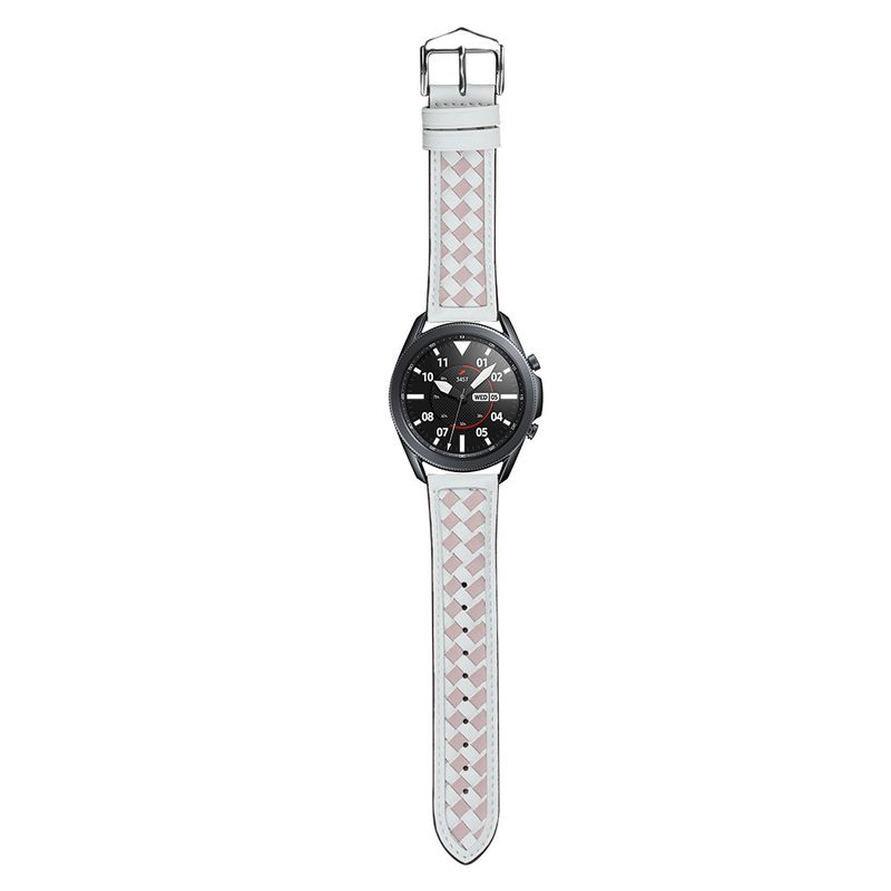 Suitable for Samsung Watch46mm Huami Huawei GT1/2 generation universal fitbit leather strap 22mm_voghion.com