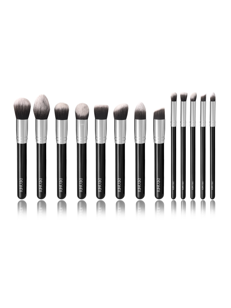 13 new black large professional makeup brush sets_voghion.com