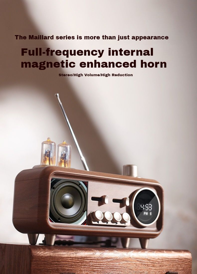 Brand new AS32 High Quality Bluetooth Speaker Retro Portable Wireless Sound Box Mp3 Player Small Vintage Radio Fm_voghion.com