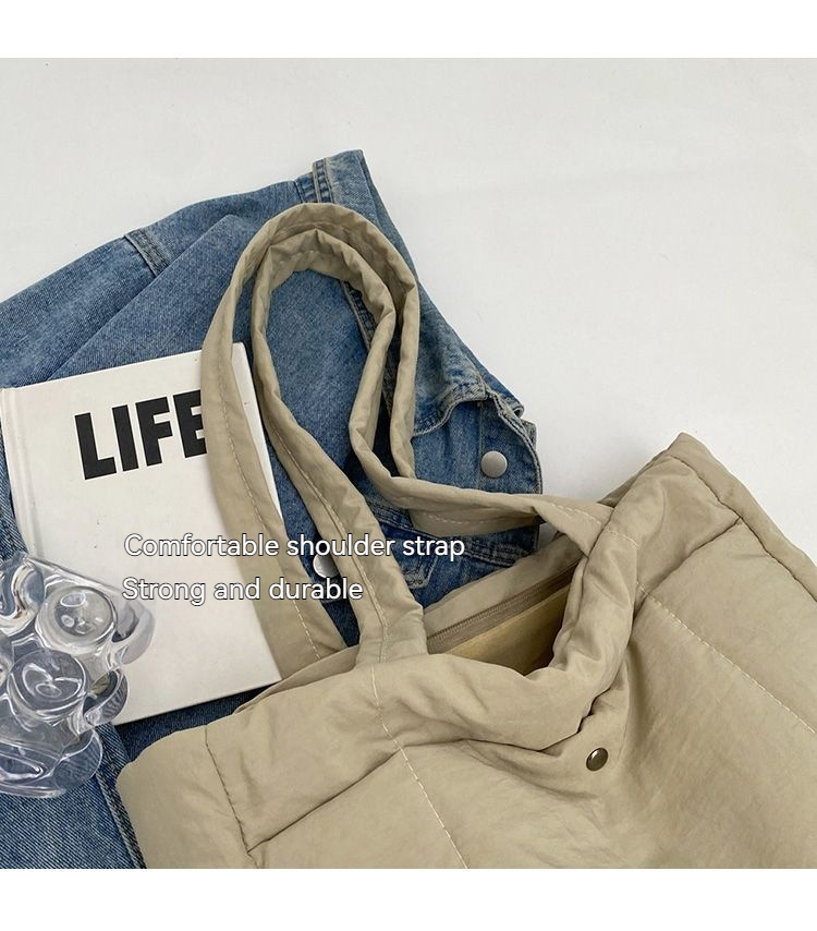Borsa tote popolare per pendolari di grande capacità autunno/inverno 2024, nuova borsa a tracolla versatile in stile occidentale e per il tempo libero_voghion.com