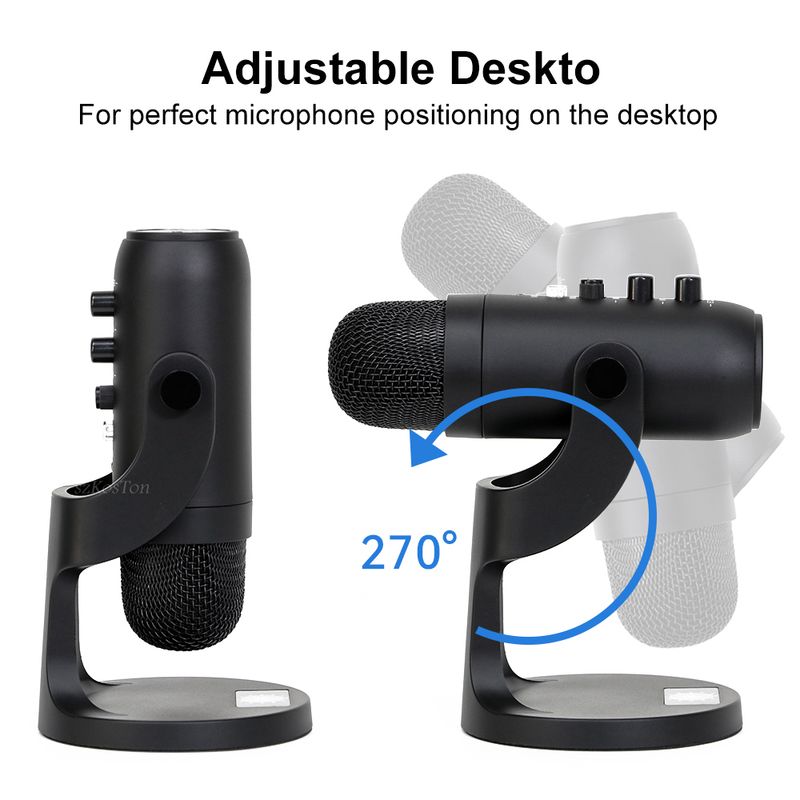 MU900 Condensatormicrofoon Studio-opname USB-microfoon voor pc Computerstreaming Videogamen Podcasting Zangmicrofoonstandaard_voghion.com