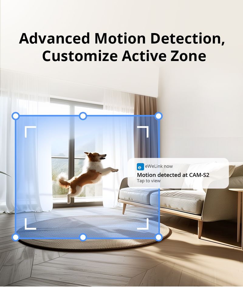 SONOFF CAM Slim Gen2 Smart Home Security Camera 1080P Human&Motion Detection Night Vision Two-way Audio work with Google_voghion.com