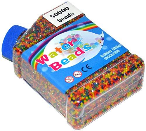 50000pcs Crystal Colored Soft Water Paintball Soil Water Beads Ball for Flower Weeding Mud Grow Magic Jelly Balls Water bullet Gun Toy Home Décor_voghion.com