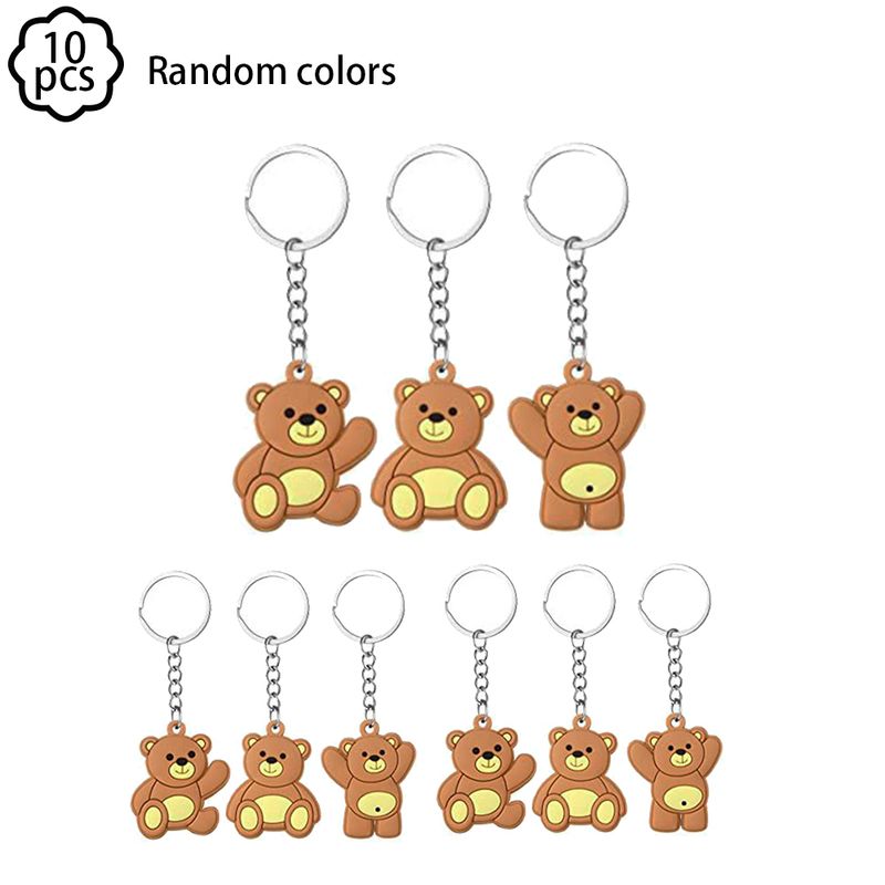 Braune Teddybär-Serviette mit Aufdruck, Teddybär-Partyservietten, Teller, Becher, Kindergeburtstagsdekoration, Babyparty, Hochzeit_voghion.com