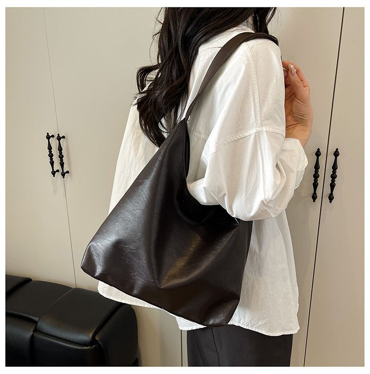 Borsa a secchiello elegante e versatile con tracolla, nuova tendenza moda primavera estate 2025, grande capacità per le donne_voghion.com