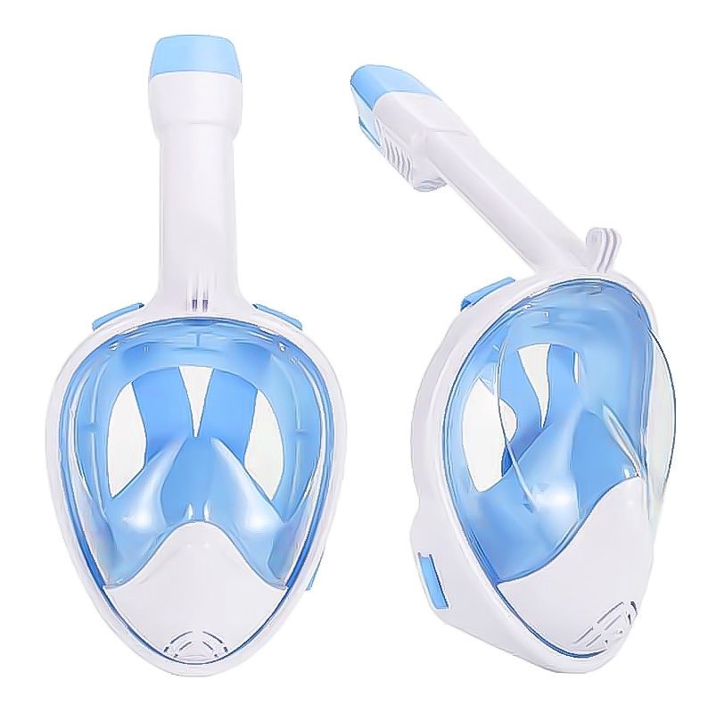 Nueva máscara de snorkel para adultos con marco grande, de silicona, totalmente seca y antivaho, con tubo de respiración_voghion.com