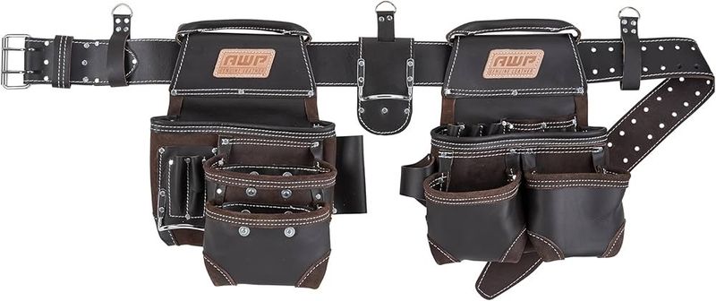 Tactical Multi Function Tool Belt | Multi Pocket Wear Resistant And Adjustable | Electrical And Woodworking Outdoor Wear_voghion.com