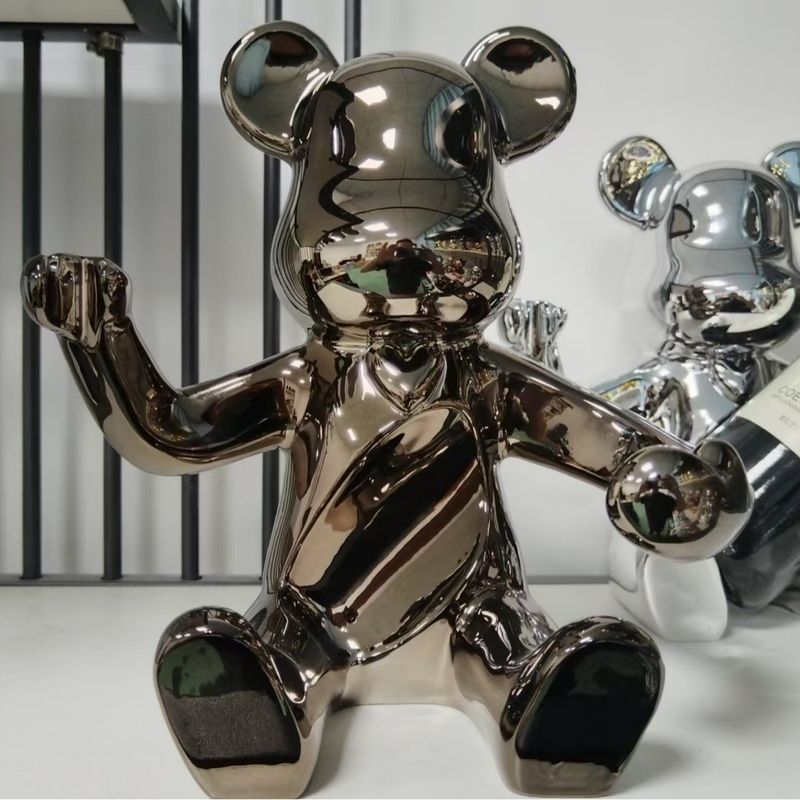 Neu Heißer-Verkauf Nette Bär Rot Rack Wein Dekoration Licht Luxus High-End Schrank Moderne Einfache Ornament_voghion.com