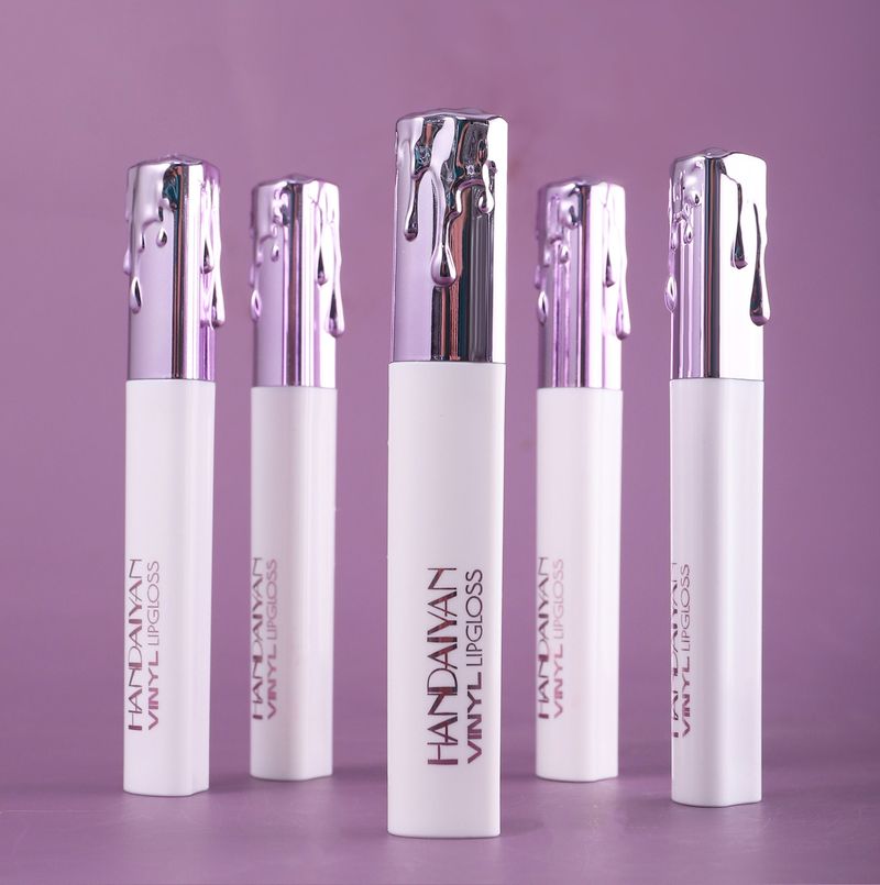HANDAIYAN 6 - Color Liquid Lipstick Set, Moisturizing & Long - Lasting, Waterproof & Non - Stick Cup, Matte Finish Hydrating Lip Gloss_voghion.com