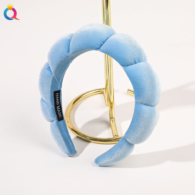 Fascia per capelli da spa - Fascia per capelli in spugna con morbida schiuma per chioma alta, trucco e cura della pelle_voghion.com