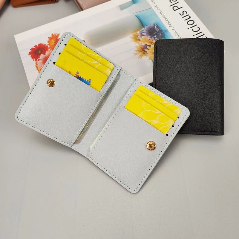 New women's fashion small fresh short wallet women's wallet thin women's wallet small simple multi-card position_voghion.com