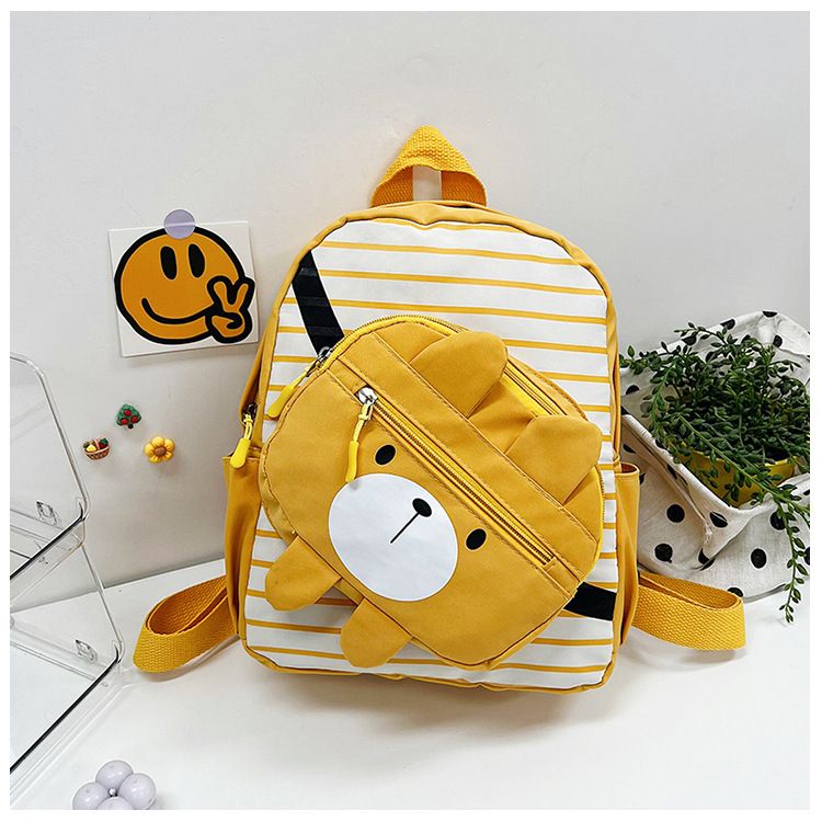 Andralyn Modny plecak dziecięcy Nowy plecak z kreskówkowym misiem Uroczy plecak dla uczniów szkół podstawowych_voghion.com