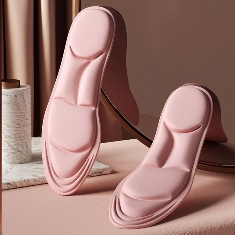 Zapato de espuma viscoelástica 5D para hombre y mujer, almohadillas ortopédicas para el cuidado de los pies, plantillas deportivas transpirables para correr_voghion.com