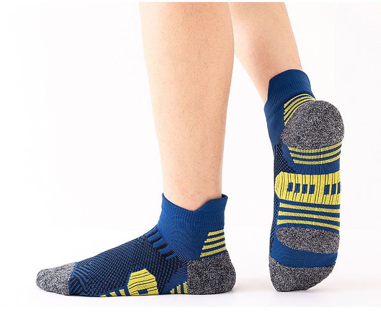ActiveGo ActiveGo Cross-Border Sweat-Absorbent Breathable Towel Bottom Men's Short Tube Sports Thickened Running Outdoor Hiking Socks_voghion.com