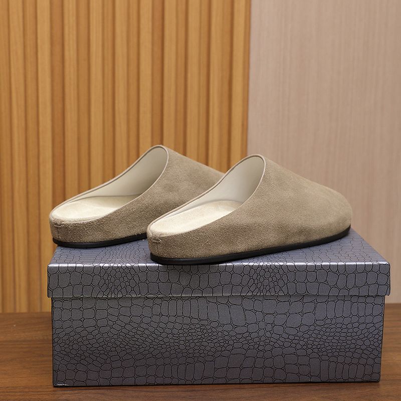 Trendy Summer Closed-Toe Half Slippers For Men, Slip-On Lazy Shoes With Unique Design, Mules And New Style_voghion.com