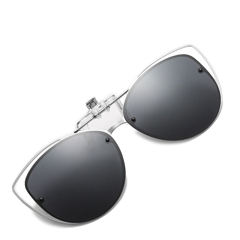 2025 Polarisierte Unisex-Sonnenbrille mit Sehstärke für Tag- und Nachtsichtgläser mit doppeltem Verwendungszweck, Katzenaugenbrille zum Aufstecken_voghion.com
