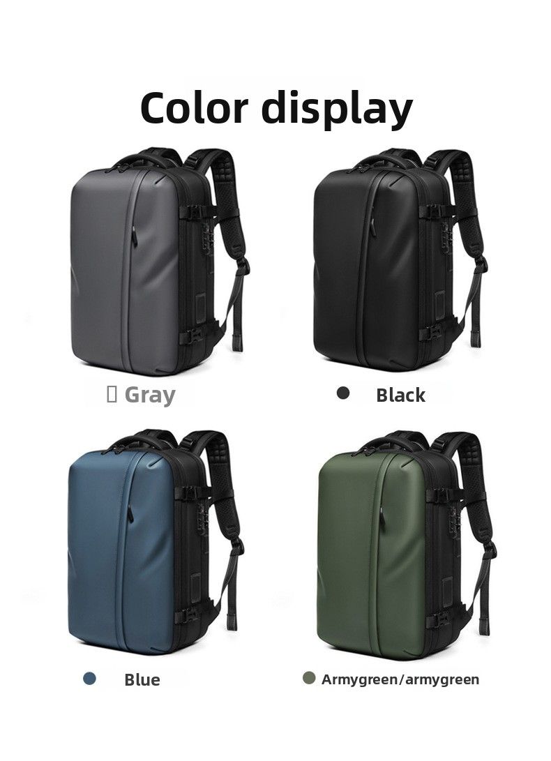 New Men With High-End Feel, Large Capacity For Business Travel, Commuting, And Laptop Storage, Vacuum Compression_voghion.com