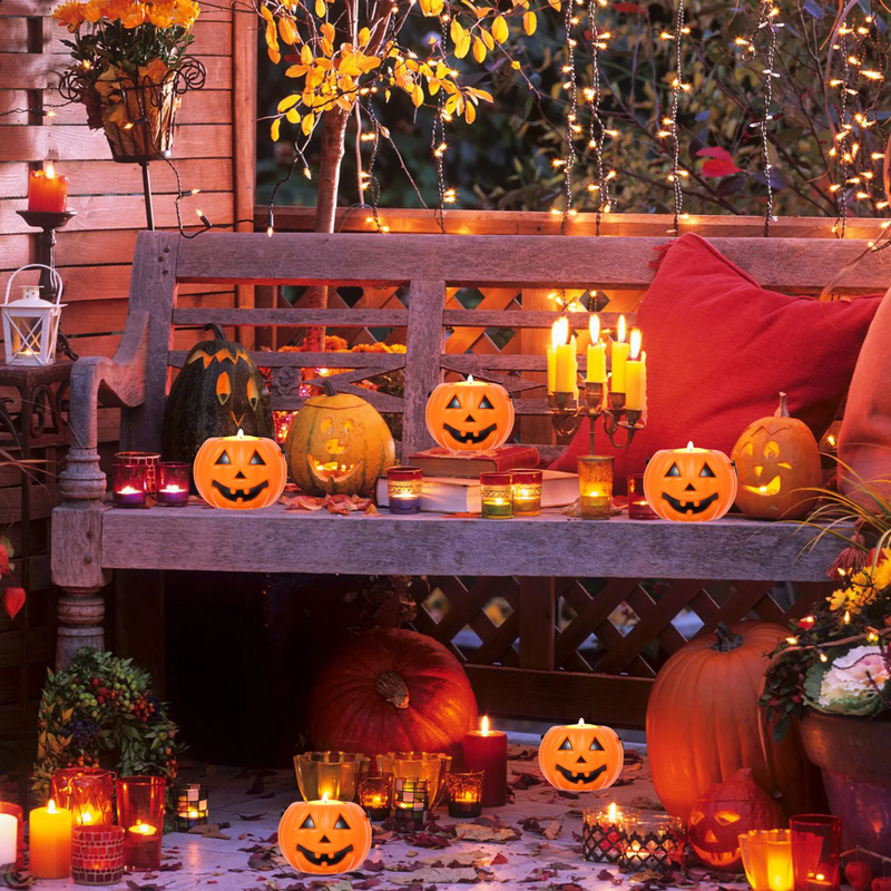 6 pezzi di Halloween Calderone Secchiello Caramelle Zucca Mini Strega Vaso Nero Decorazione Secchi Ciotola Streghe Bollitore Contenitore_voghion.com