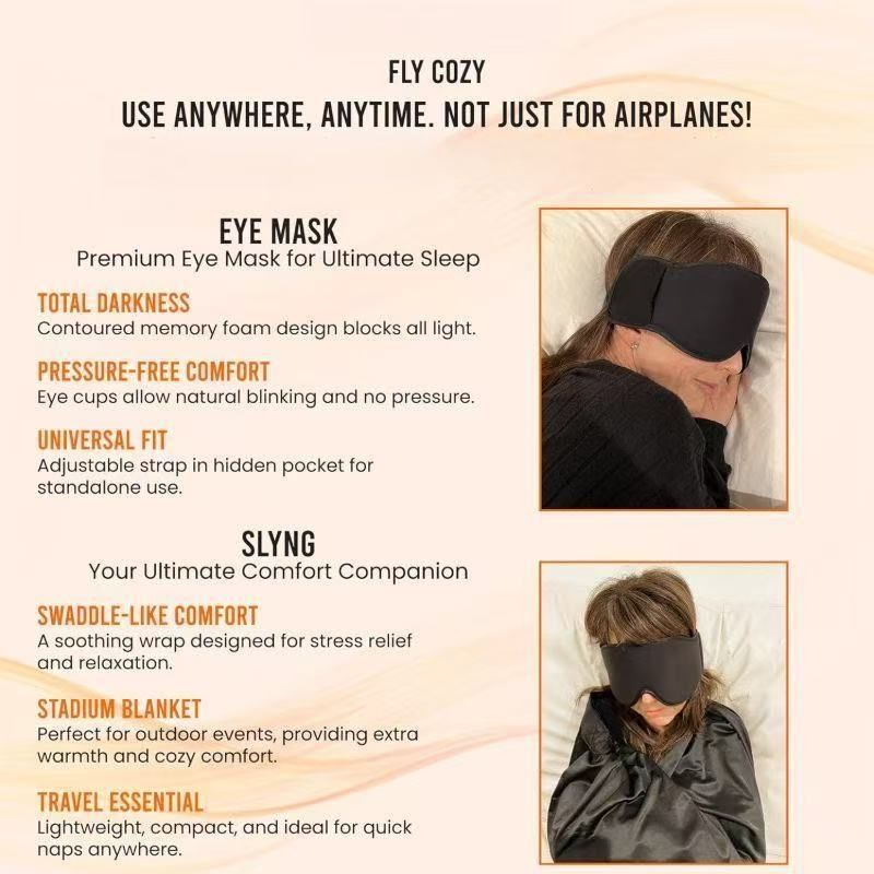 ✧Maschera per occhi traspirante in seta, anti-luce, non pressante, per uomini e donne, ideale per l'estate, per alleviare la stanchezza durante il sonno e i pisolini in viaggio._voghion.com