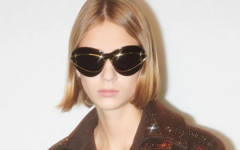2024 Nuova moda Cat Eye Internet Celebrity, stessi occhiali da sole Y2K con montatura piccola, occhiali da sole femminili alla moda_voghion.com