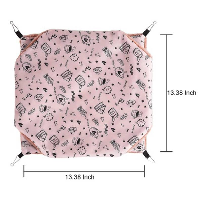 Cama colgante para animales pequeños Jaula tipo nido Suministros para mascotas_voghion.com
