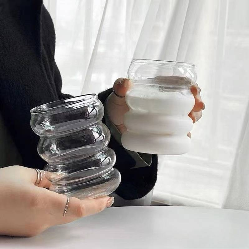 Påskedags drikkeglas Cloud Cup Høj værdi kaffekop Sød vandkop Varmebestandig glaskop Hjem mælkekop_voghion.com