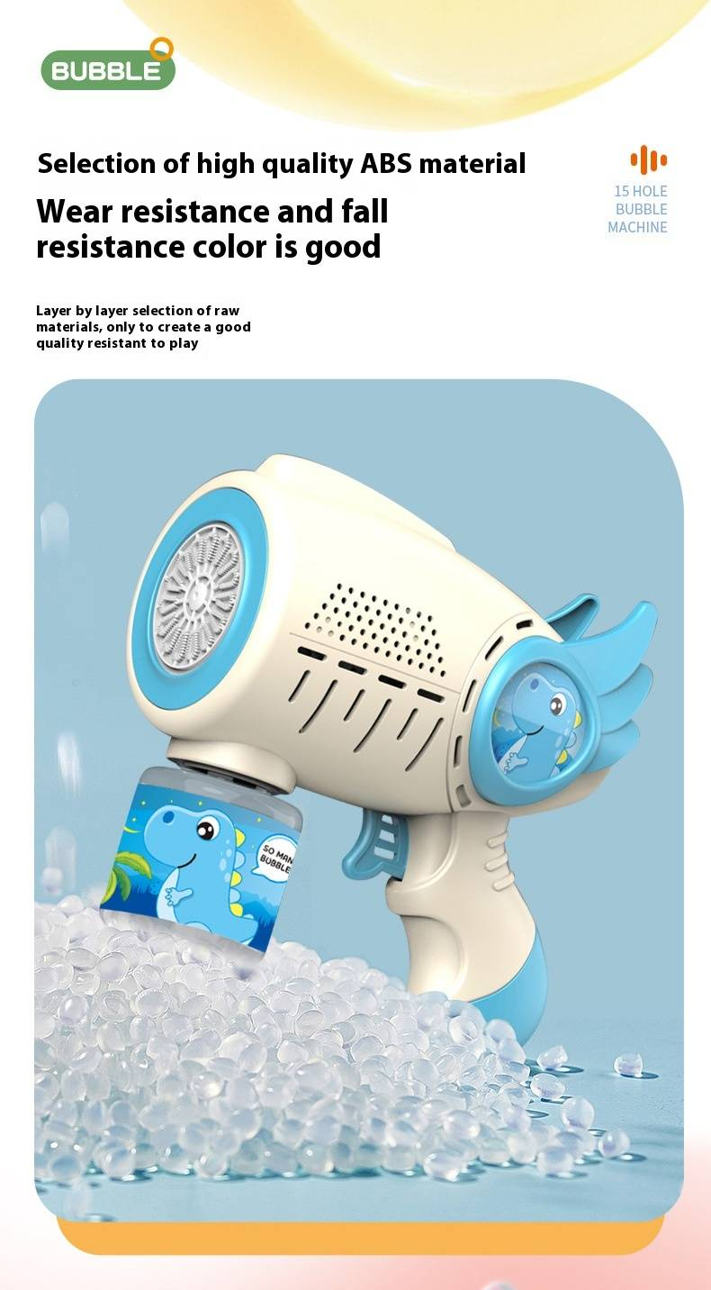 Automatická pistole na foukací bublinky pro děti - dobíjecí elektrický stroj na bublinky s LED světly, perfektní dárek pro chlapce a dívky (venkovní hračka na bublinky)_voghion.com