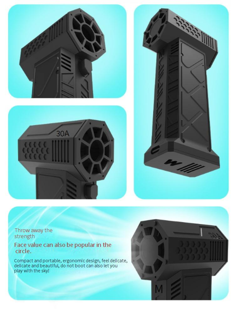 Turbo Handheld Fan - 130,000 RPM Brushless Motor (USB-C Fast Charge Ultra-Strong Wind Power Portable & Lightweight For Outdoor/Workshop Use)_voghion.com