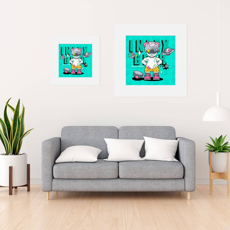『Relaxing Vibes』Cartoon Digital Art Print - Süße Kawaii Illustration, minimalistische lustige Kunst, Original Kunstwerk, einzigartiges Geschenk für Zuhause_voghion.com