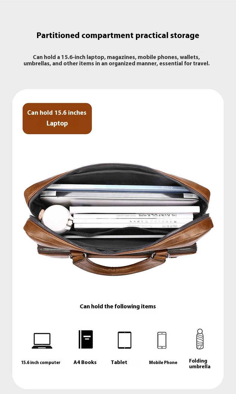 Borsa da uomo d'affari, borsa da uomo orizzontale, borsa a tracolla, borsa a tracolla, borsa da pendolare di alta qualità, grande capacità_voghion.com