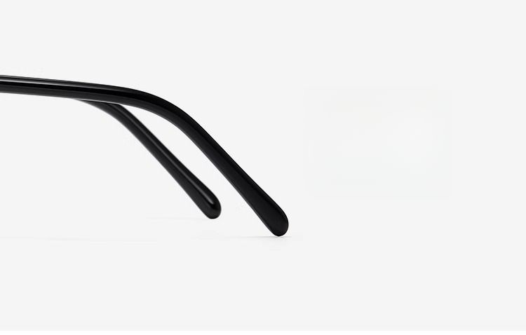 Large Natural Women's Eyeglasses, Blue Light Blocking, Prescription Lenses Available, Face Shape_voghion.com