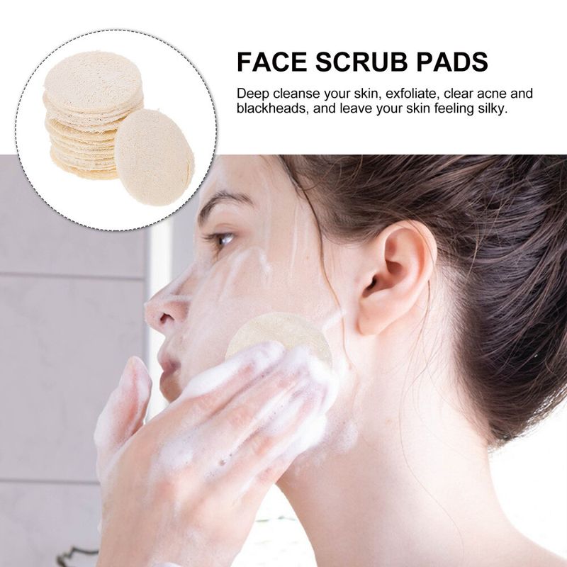 18 Pcs Luffa Schwamm Gesichts Peeling Männer Und Frauen Haut Peeling_voghion.com