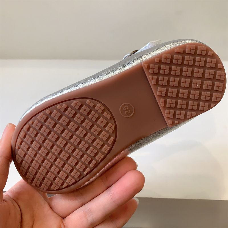 Nouvelles chaussures simples pour enfants avec velcro croisé, chaussures de spectacle pour bébé princesse_voghion.com