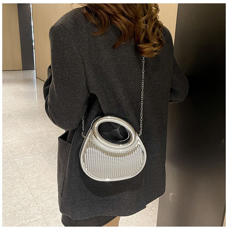 Borse a tracolla da donna, borse a mano, borse a tracolla casual plissettate, personalizzate, borse con design a tinta unita per donna_voghion.com