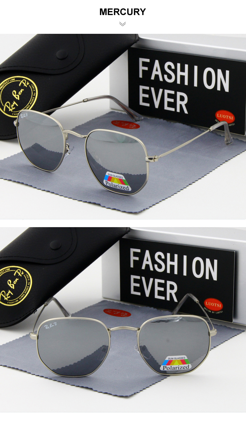 Marke Design Mode Hexagon Kleine Polygon UV400 männer Polarisierte Sonnenbrille Flug Sport Schwarz Objektiv 2022 Frauen Rosa_voghion.com