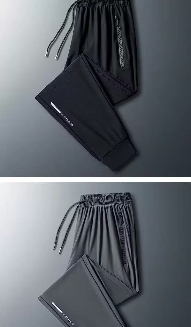 Dünne Arbeitshose für Herren im Frühling und Herbst, strapazierfähig und verschleißfest, mit Reißverschluss und Diebstahlschutztasche, Fußbindung, gerades Rohr, für Jugendliche_voghion.com