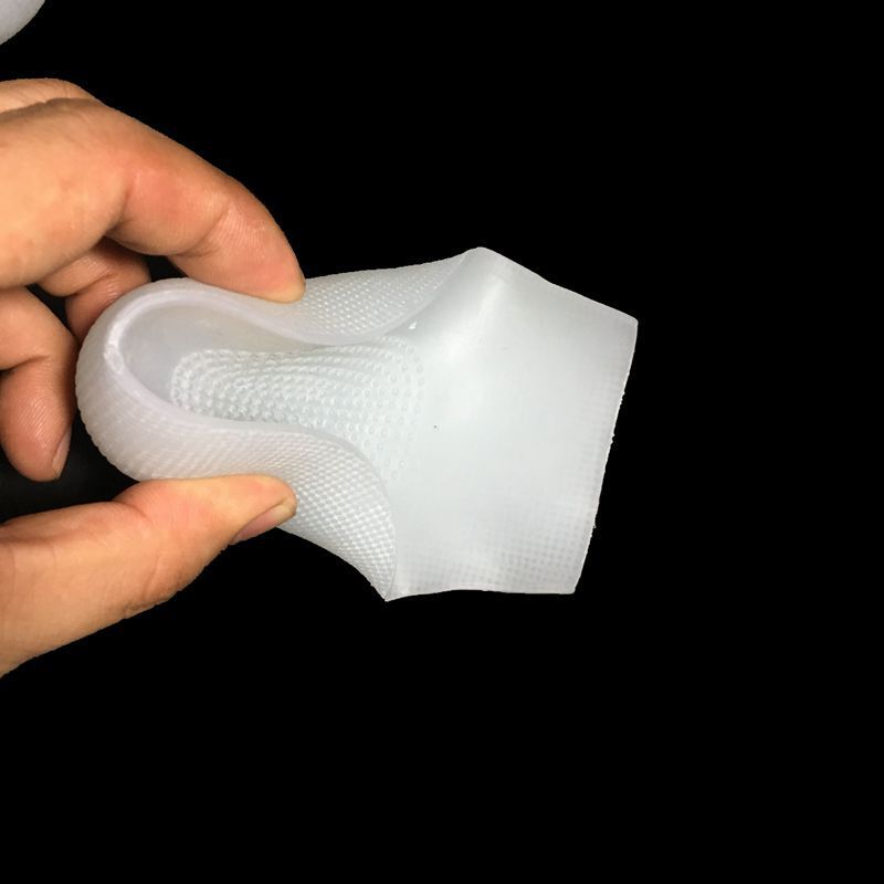 Çorapta Boy Arttırıcı Tabanlıklar Silikon Görünmez Boy Arttırıcı Pedler Beyaz Elastik_voghion.com