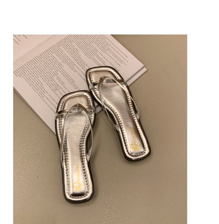 Flache Flip-Flops für Damen – Modische Sommer-Sandalen mit schlankmachendem Design, vielseitige, lässige Zehentrenner für den Außenbereich_voghion.com