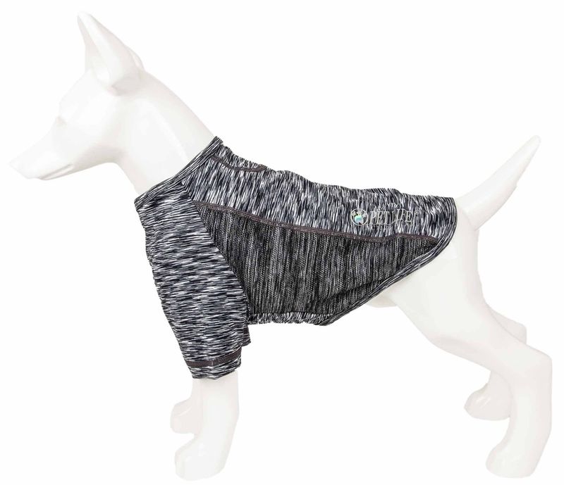 Pet Life Active 'Warf Speed' Heathered Ultra-Stretch Sporty Performance Dog T-Shirt_voghion.com