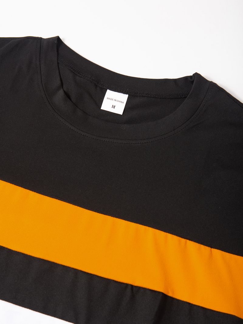 Herren-Langarmshirt mit Farbblock-Design – Weiches, gebürstetes Polyester-Basismaterial, figurbetontes Thermoshirt für Winter und Herbst, unverzichtbares Basic für den Lagenlook_voghion.com