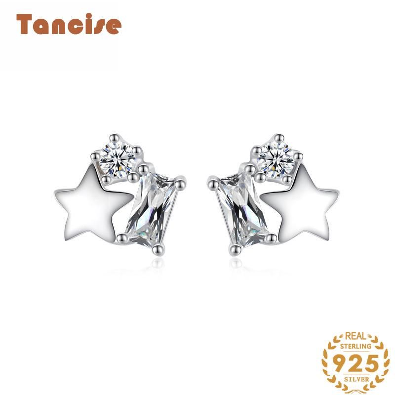 Tancise Orecchini pendenti con zirconi d'argento per le donne Regali per feste di matrimonio_voghion.com