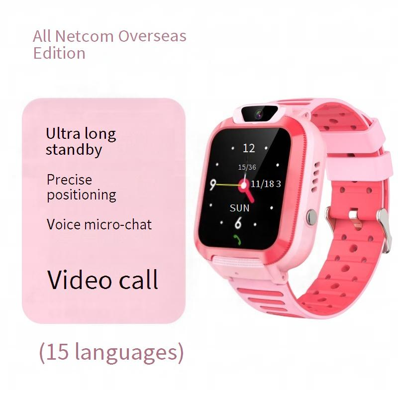 Moeder & Kinderen Telefoonhorloge Kinderpositioneringssmartwatch 5 Generaties 6 Meertalig horloge_voghion.com