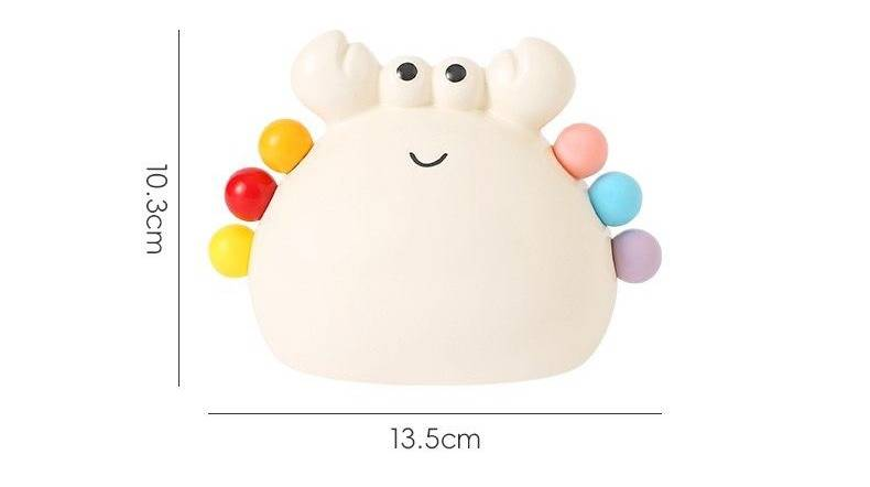 Crab Fruit Fork Dessert Cute Stainless Steel Small Fork Ceramic Storage Jar Set Fruit Insert Child Safety Fruit Pick_voghion.com