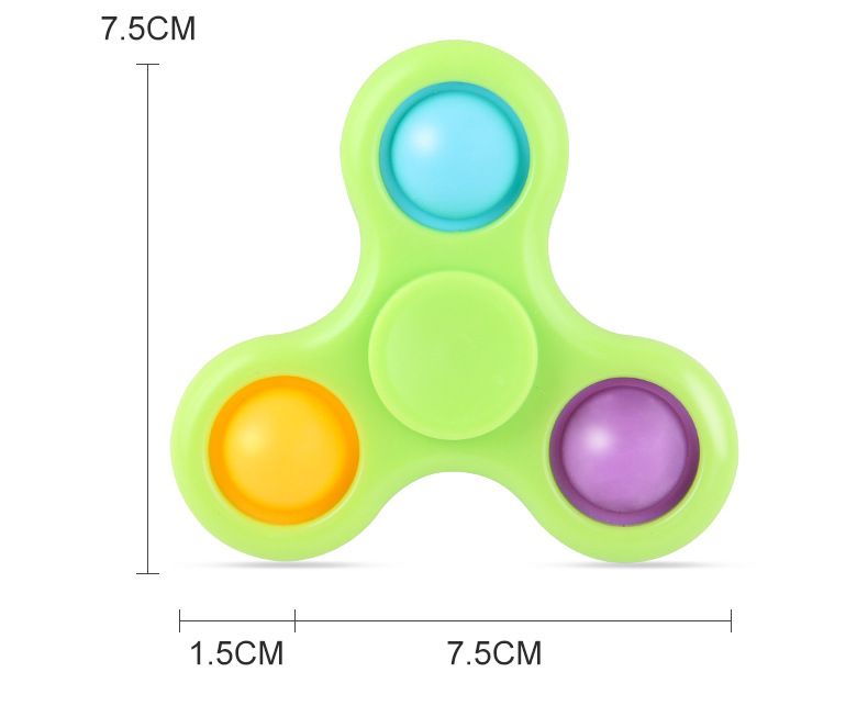 Stress Relief Toys Novel Decompression Set Infinite Rubik's Cube Finger Gyro Bubble Music Decompression Dice Three Piece Set_voghion.com