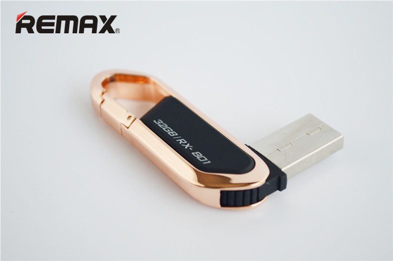 Remax 801 Creative waterdichte U-vormige metalen legering 32 GB met koord Snelle USB-schijf voor kantoorbestanden_voghion.com