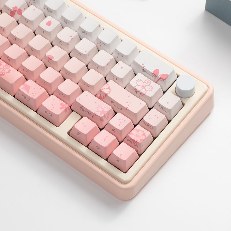 Jkdk Pink Transparent 87 104 Key Cap_voghion.com