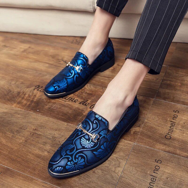 British Work Lazy Leather Casual Disco Hairdressers, Fashionable Men's Shoes, Wedding Shoes_voghion.com
