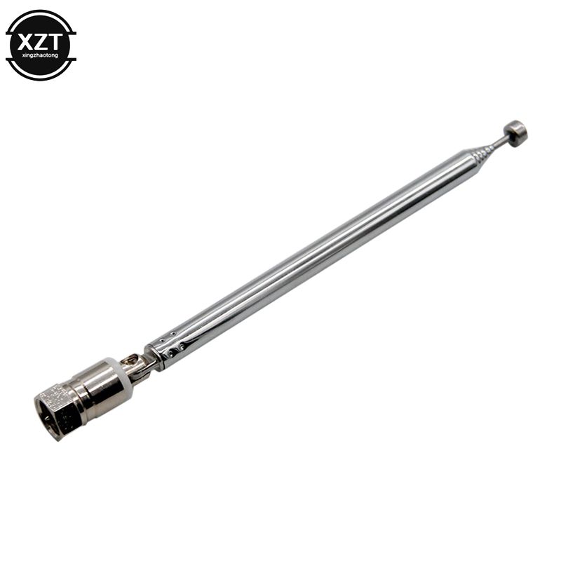 Connecteur de remplacement d'antenne télescopique à 7 sections pour câble TV AM/FM/radio 21-98 cm (vente en gros)_voghion.com