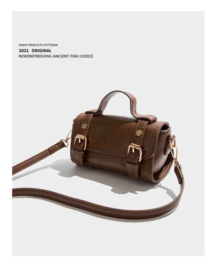 Tasche für Damen 2024 Sommer neues High-End-Einzelschulter-Diagonalkreuzdesign, Ledergürtelhandtasche, Kissentasche_voghion.com
